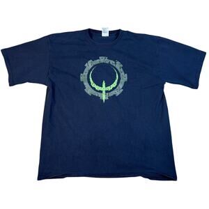 Vintage y2k 2005 Quake 4 Game Tshirt XL fruit of the loom Xbox 360 retro 2000s